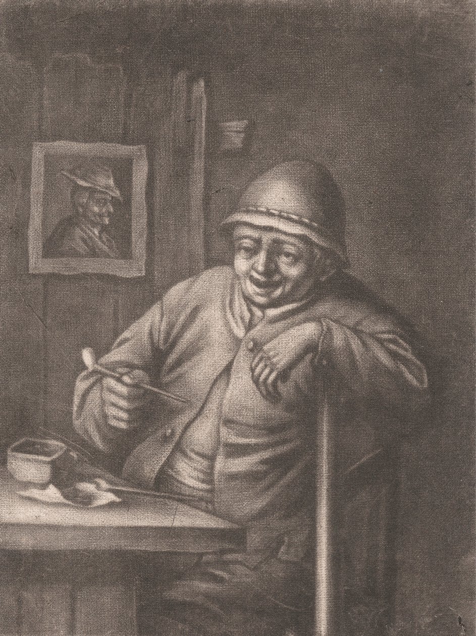 Dohányzó férfi alkotó: Bernard Lens