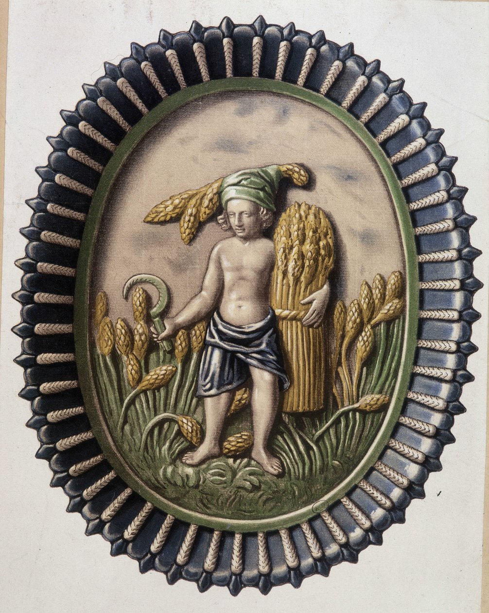 Kaszások – Bernard Palissy tányérja alkotó: Bernard Palissy