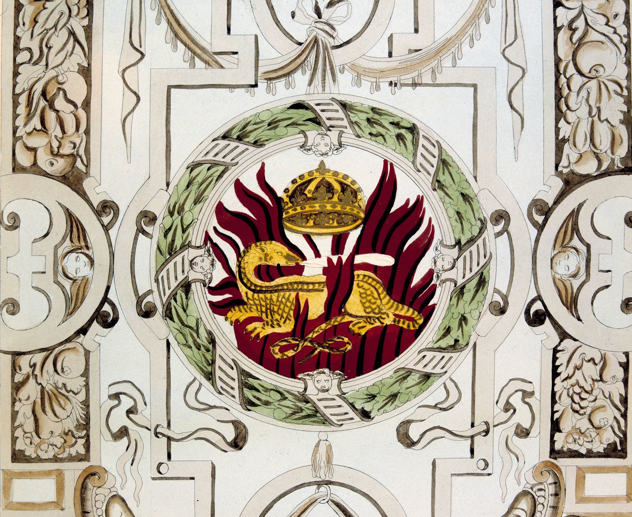 Szalamandra (I. Francois jelvénye), Bernard Palissy alkotó: Bernard Palissy