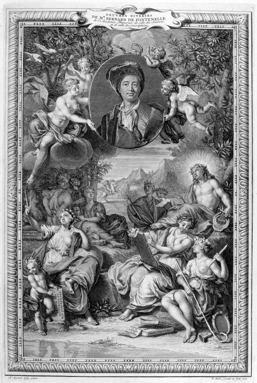 Bernard de Fontenelle, 1728-1729 alkotó: Bernard Picart