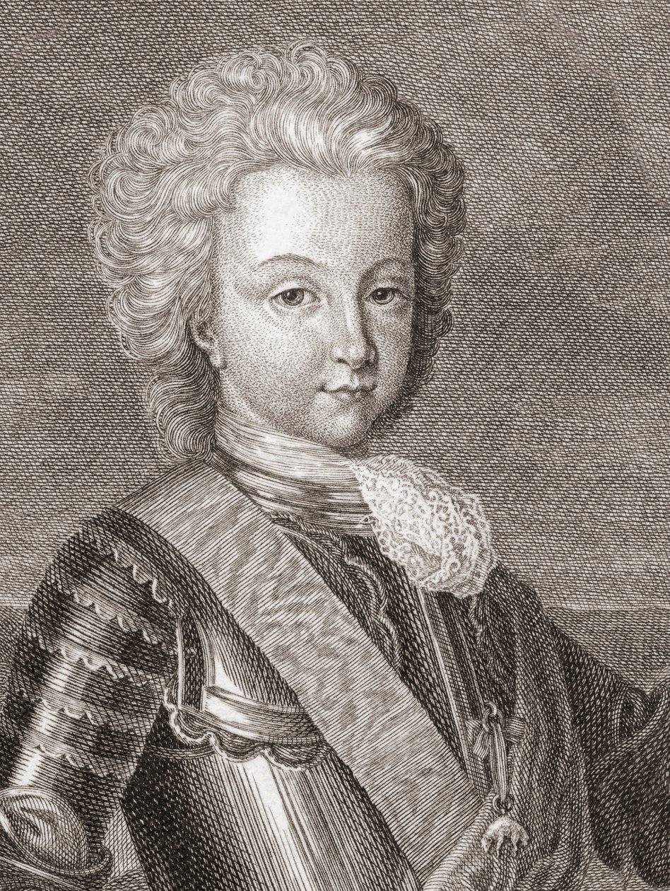 I. Luis spanyol király, amikor Asztúria hercege. alkotó: Bernard Picart