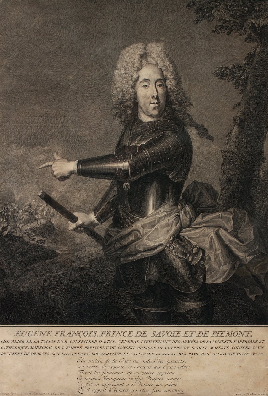 Savoyai Jenő herceg alkotó: Bernard Picart