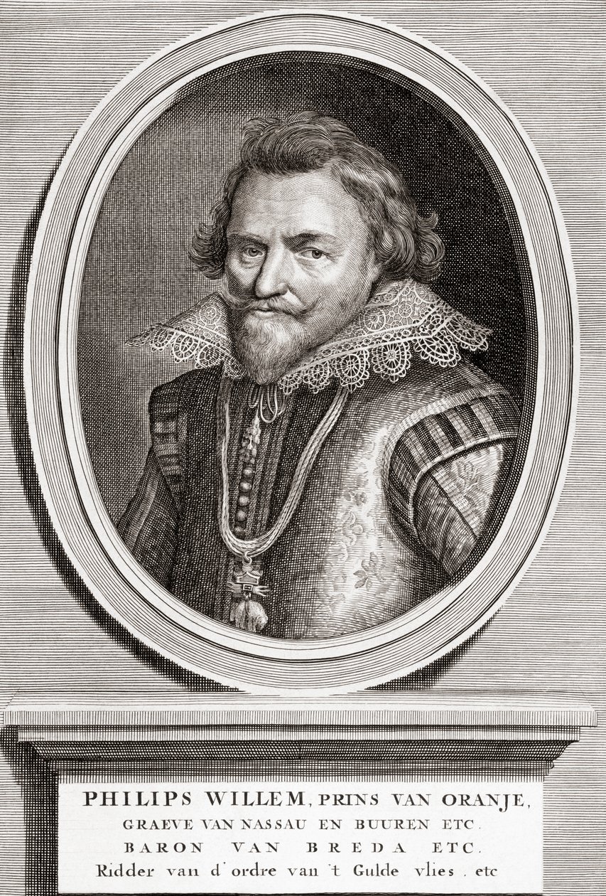 Philip Vilmos, Orange hercegének (1554-1618) portréja alkotó: Bernard Picart