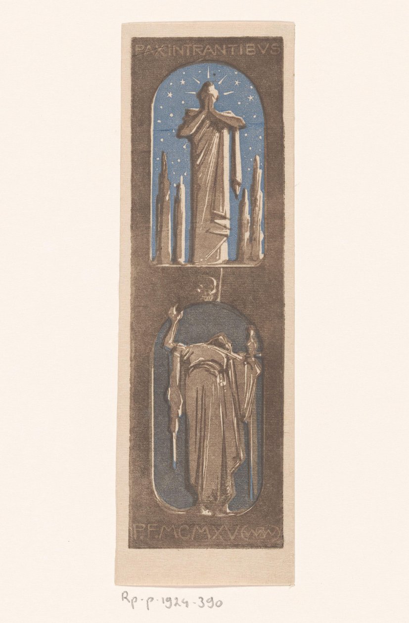 Béke a belépőknek (eredeti cím a tárgyon) alkotó: Bernard Willem Wierink