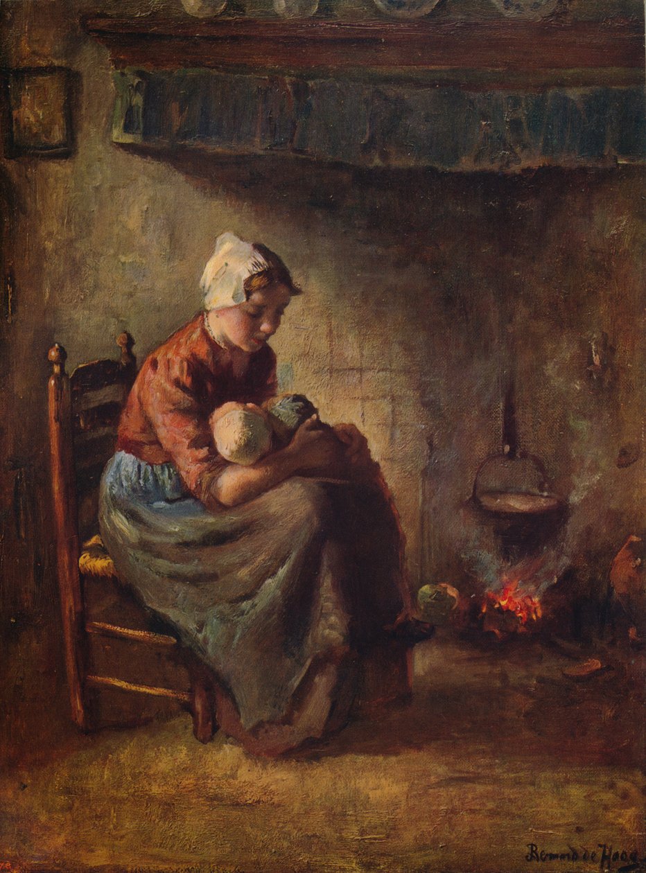 Egy kunyhó Madonna, 1915 alkotó: Bernard de Hoog