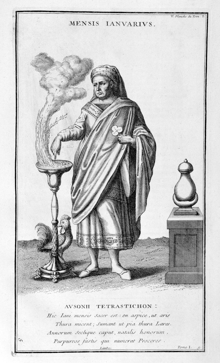 1757. januári ábrázolás. alkotó: Bernard de Montfaucon