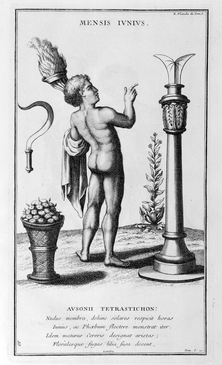 1757 júniusának ábrázolása. alkotó: Bernard de Montfaucon