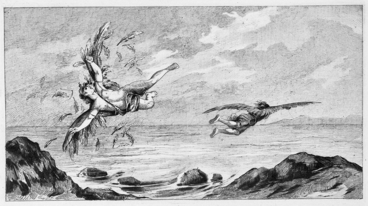 Ikarosz és Daedalus, 1887 alkotó: Bernard de Montfaucon