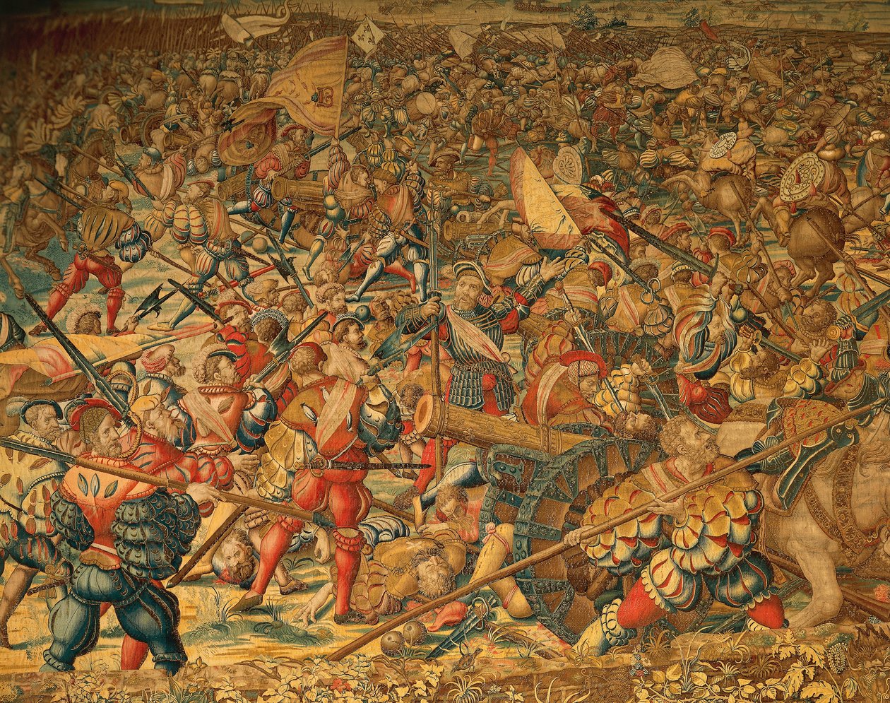 A páviai csata 1525-ben alkotó: Bernard van (after) Orley
