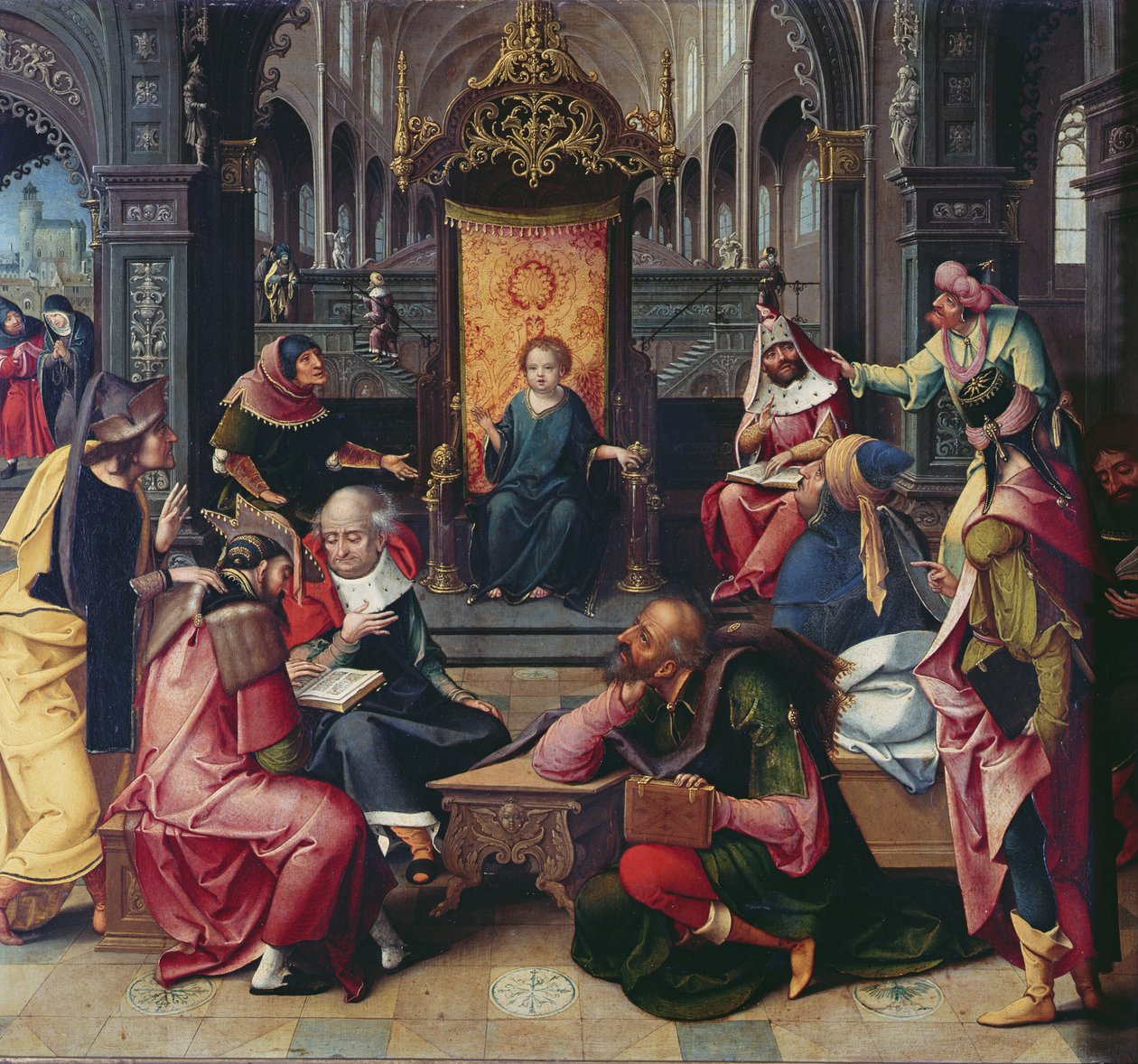 Krisztus a templomban alkotó: Bernard van Orley