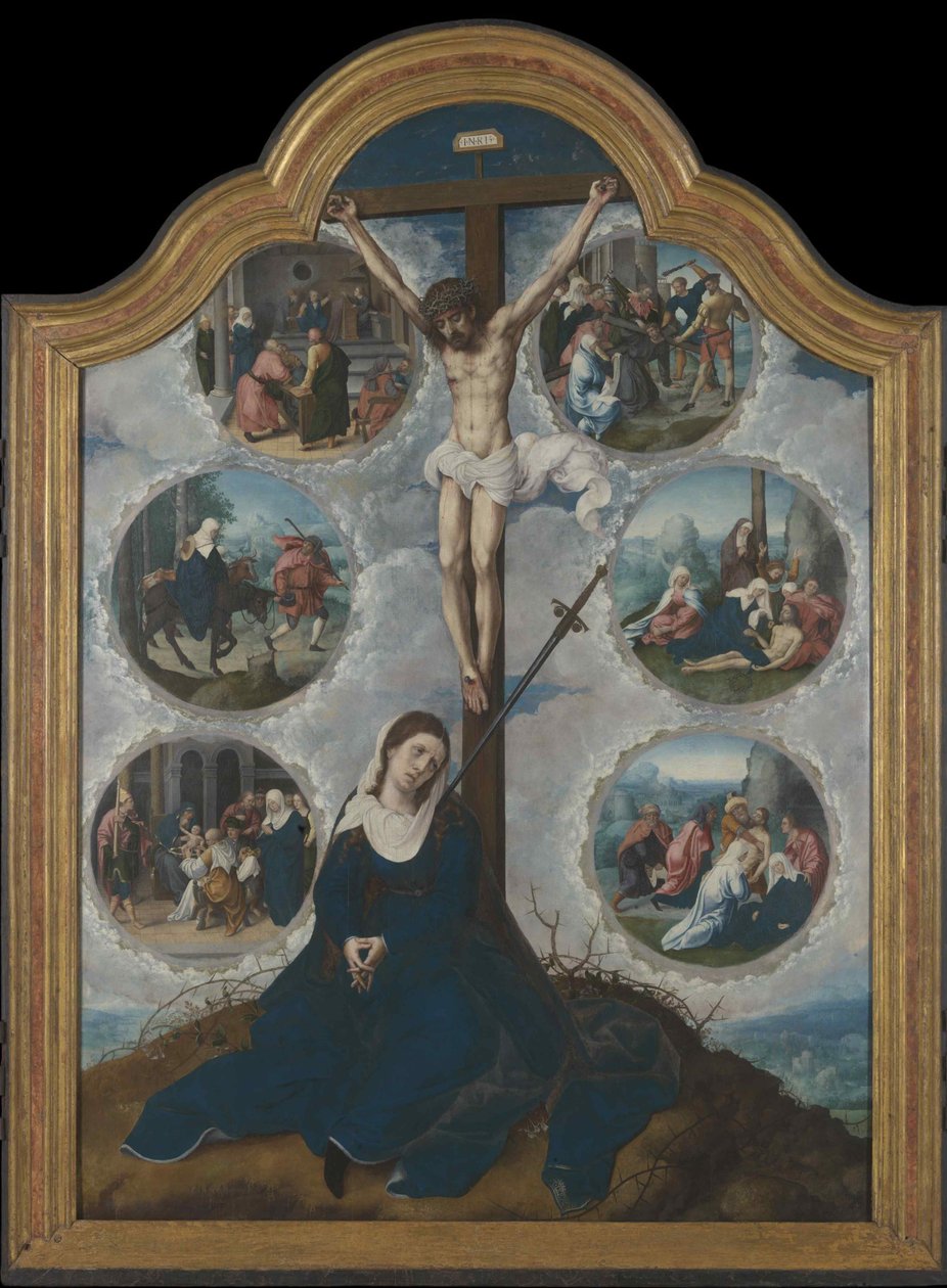 Hét Fájdalmas Szűzanya, kb. 1525-1528. alkotó: Bernard van Orley
