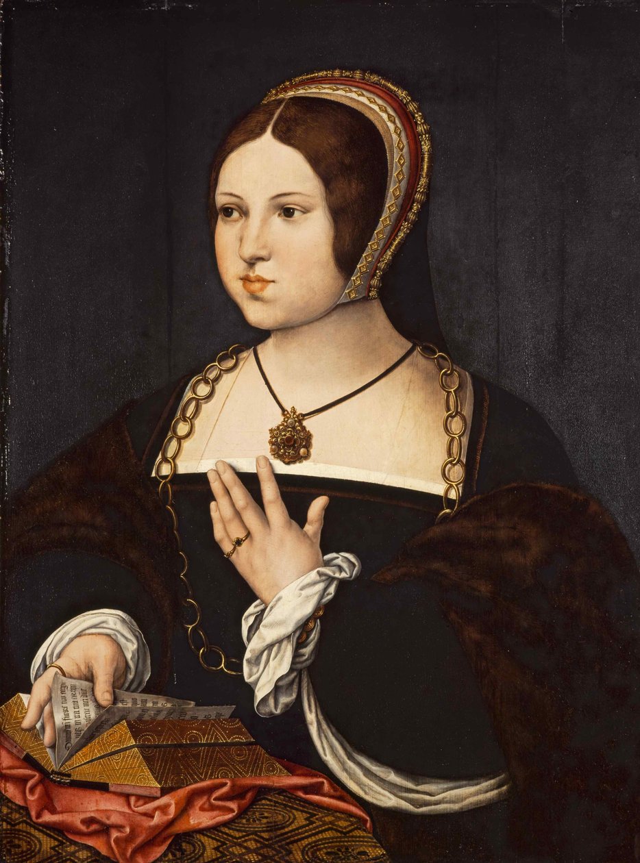 Marie Haneton portréja, 1518 körül. alkotó: Bernard van Orley