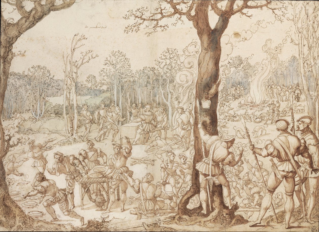 A játék megosztása, 1525-1535 alkotó: Bernard van Orley
