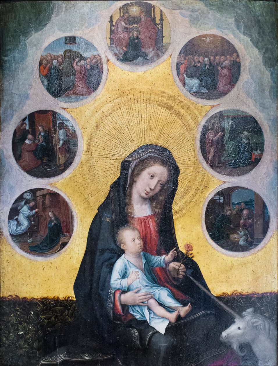 A Szűz hét öröme alkotó: Bernard van Orley