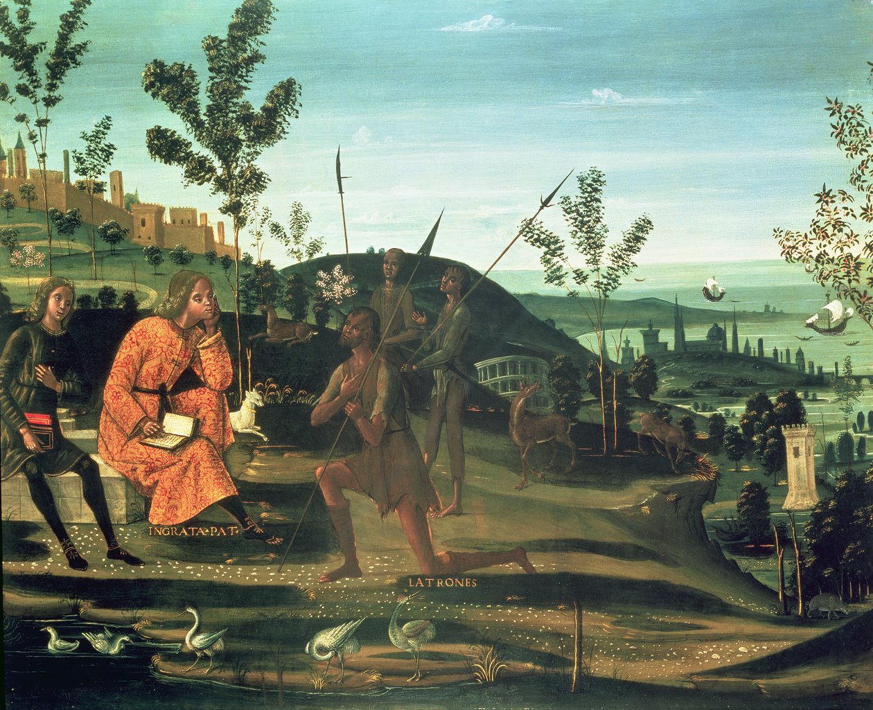 Scipio és vádlói alkotó: Bernardino Fungai