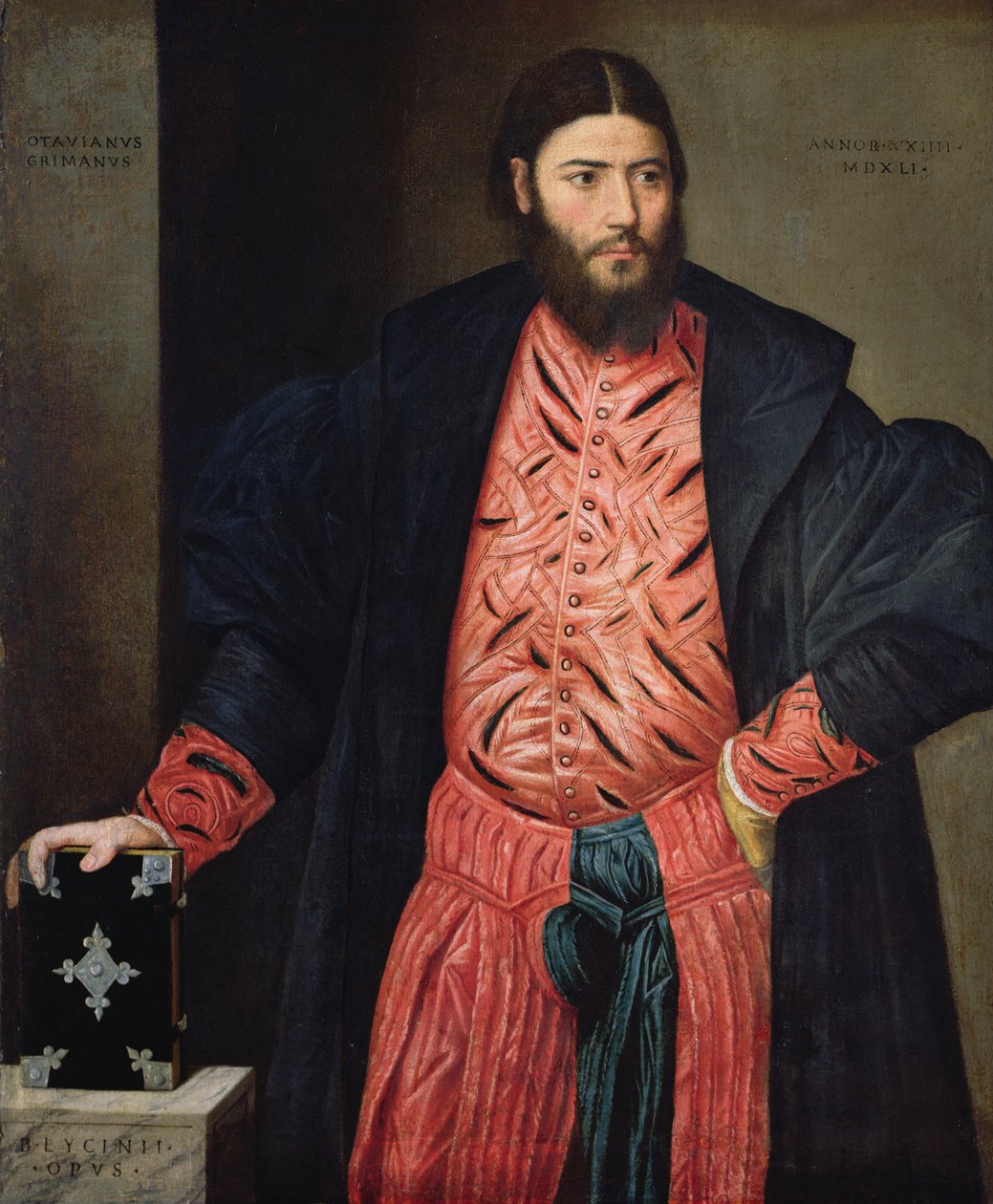 Ottavio Grimani, Szent Márk ügyészének portréja, 1541 alkotó: Bernardino Licinio
