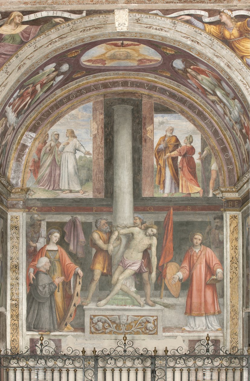 Szent Katalin és Jézus Krisztus alkotó: Bernardino Luini
