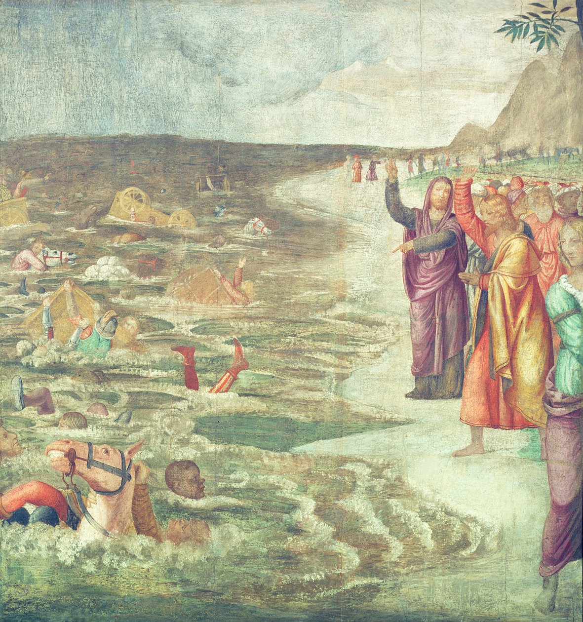 A Vörös-tenger átkelése alkotó: Bernardino Luini