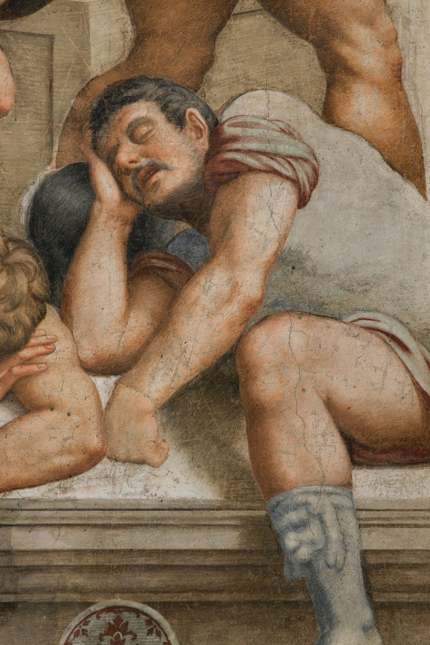 Counterfaccata, Bernardino Gatti, Feltámadás 1529, Részlet alkotó: Bernardino Gatti