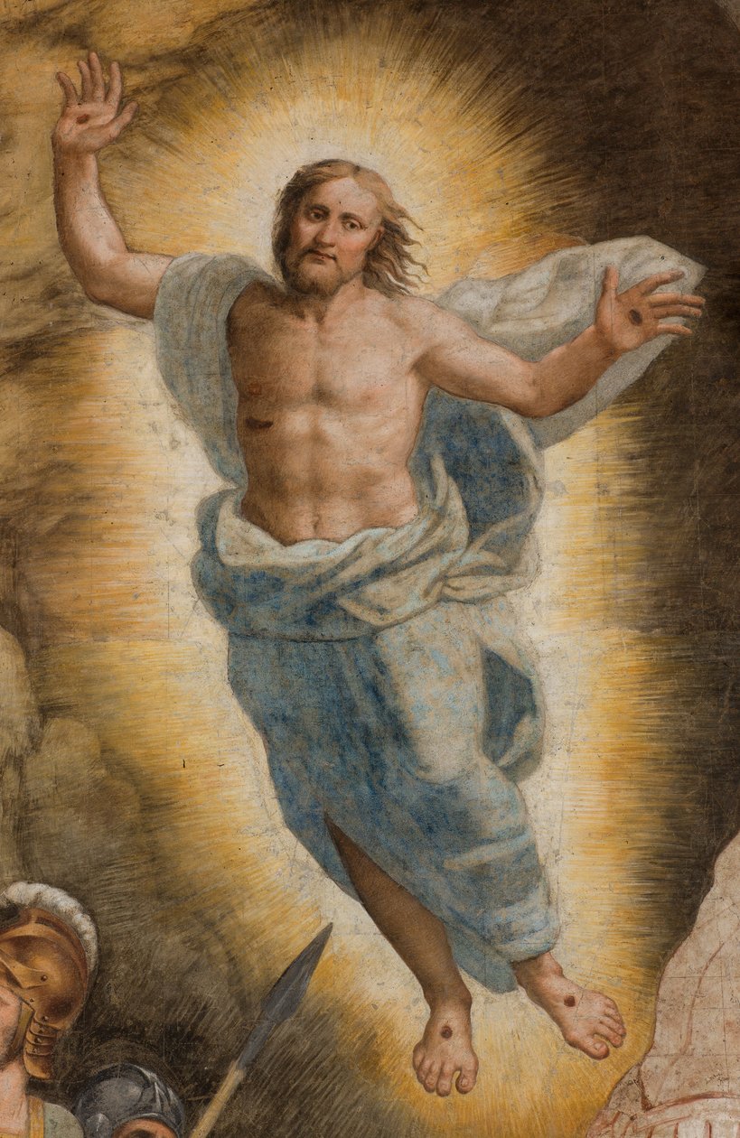 Counterfaccata, Bernardino Gatti, Feltámadás 1529, Részlet alkotó: Bernardino Gatti