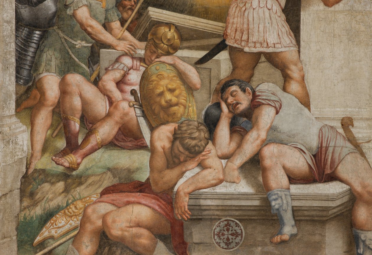 Counterfaccata, Bernardino Gatti, Feltámadás 1529, Részlet alkotó: Bernardino Gatti