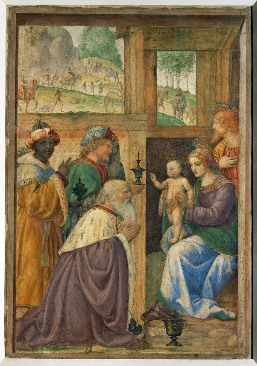Adoration des rois - A királyok imádása ... alkotó: Bernardino (attr. to) Luini