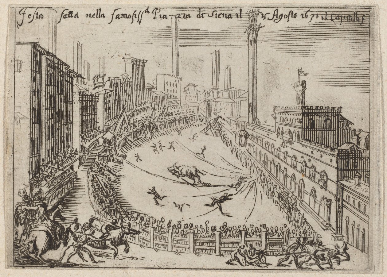 A Piazza, Siena alkotó: Bernardino Capitelli