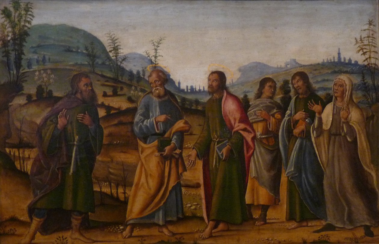 Francia: Saint Clément újraegyesült a családjával alkotó: Bernardino Fungai