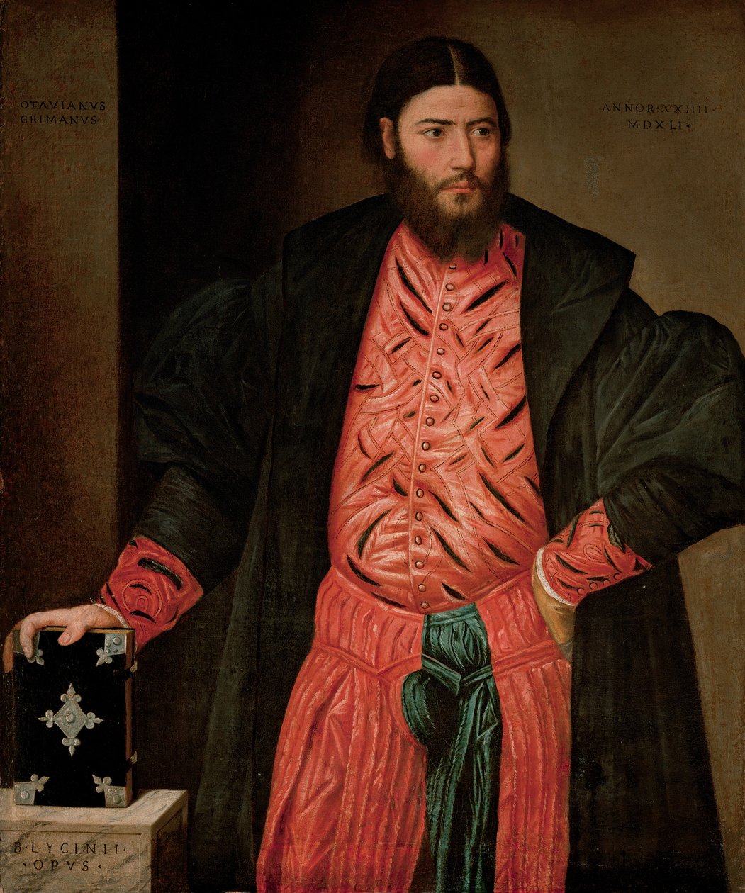 Ottaviano Grimani, San Marco prokurátora portréja alkotó: Bernardino Licinio