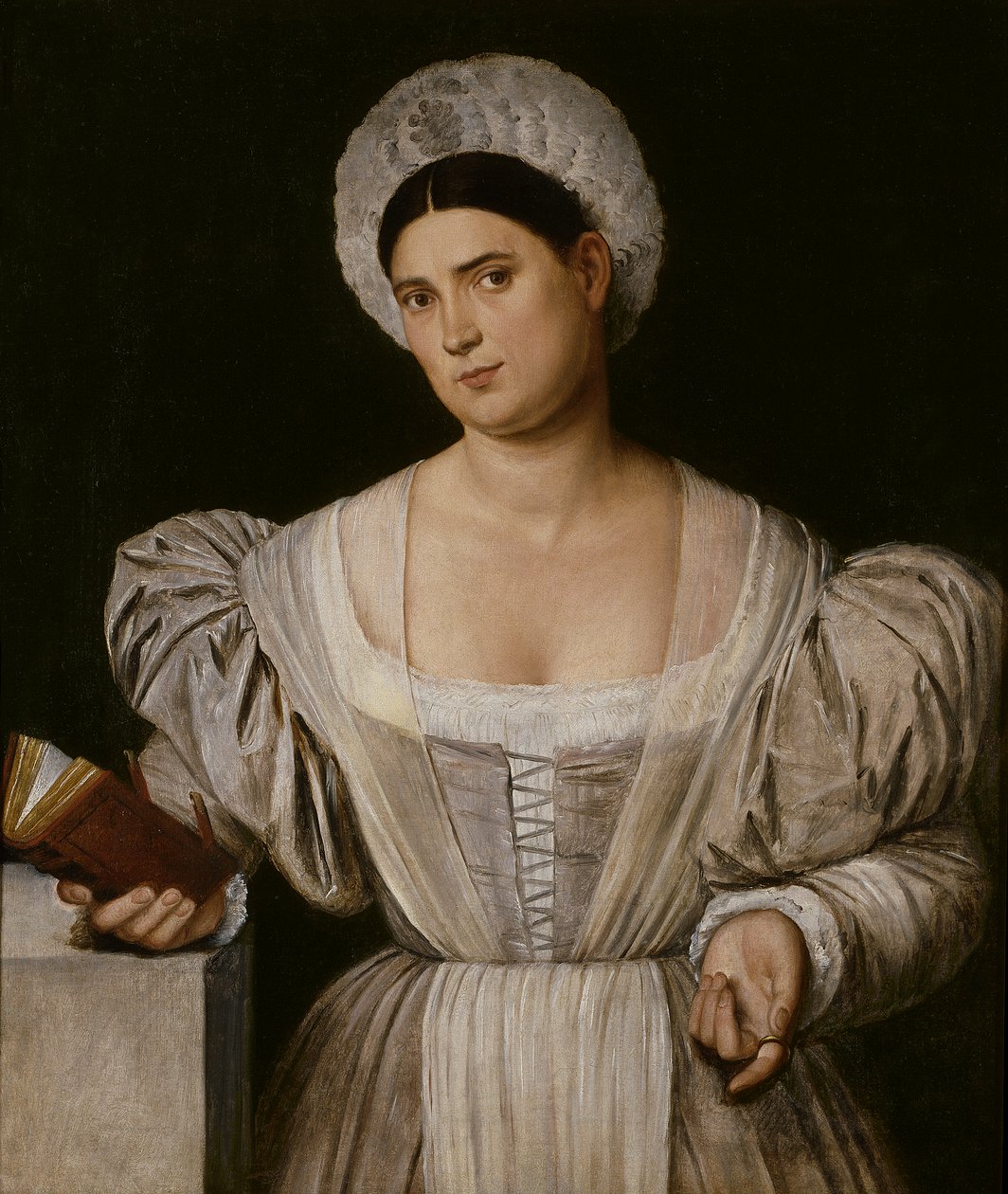 Egy nő portréja (Agnese, a festő sógornője) alkotó: Bernardino Licinio