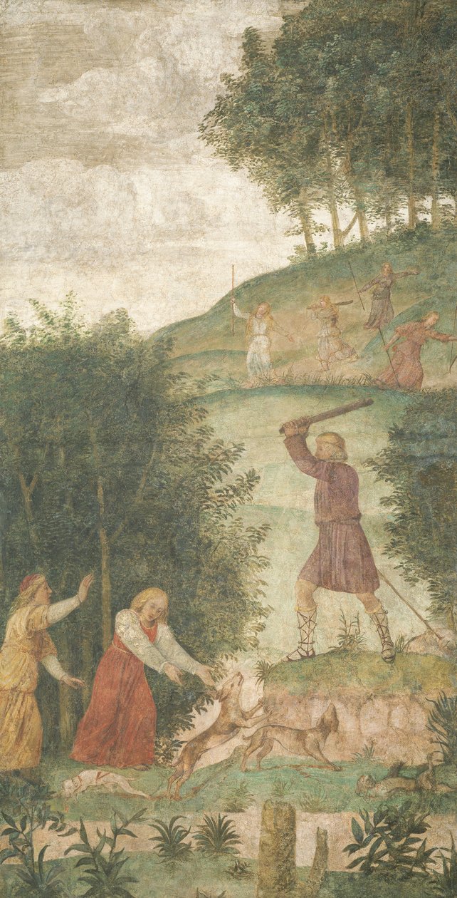 Cephalus megbüntetett a vadászatkor, c. 15201522. alkotó: Bernardino Luini