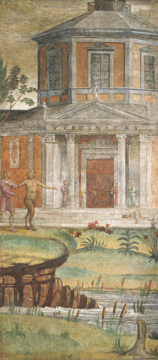 Cephalus és Pán Diana templomában, kb. 15201522. alkotó: Bernardino Luini