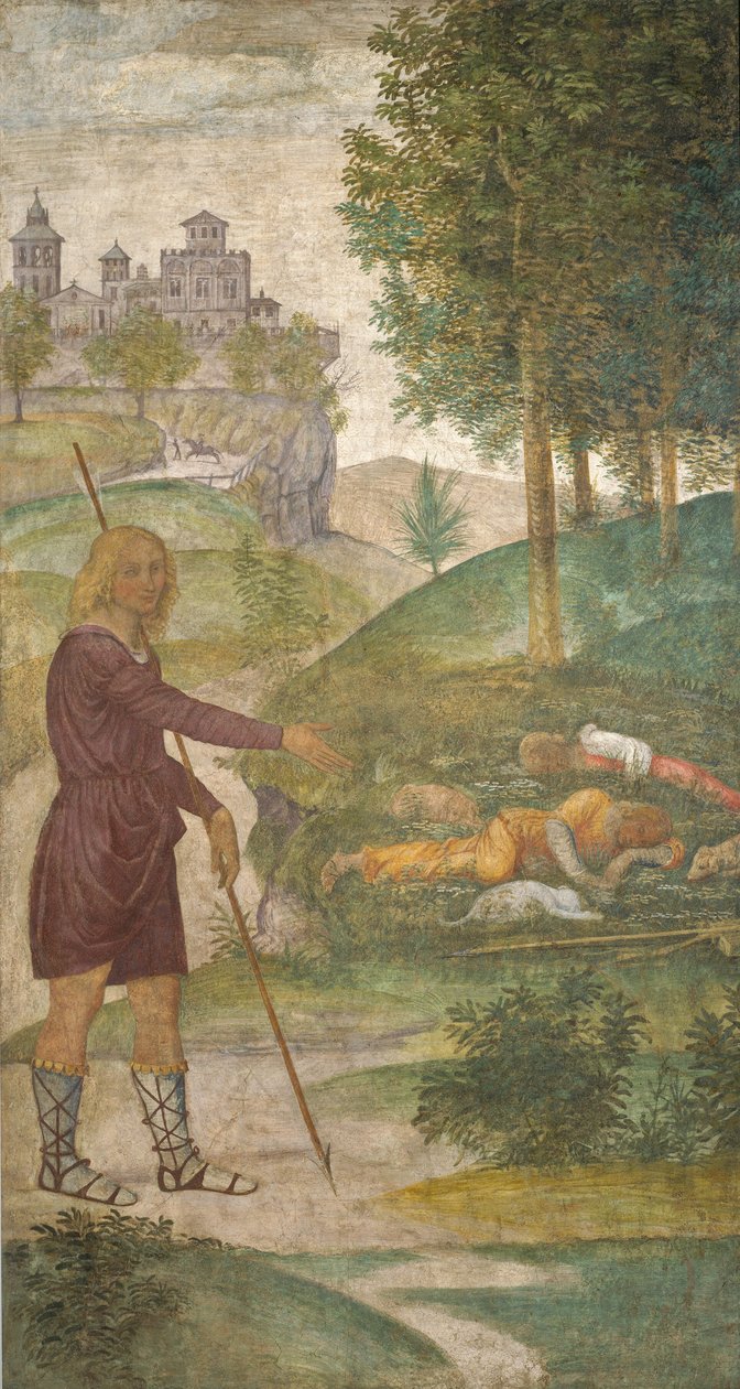Cephalus és a nimfák c. 15201522. alkotó: Bernardino Luini