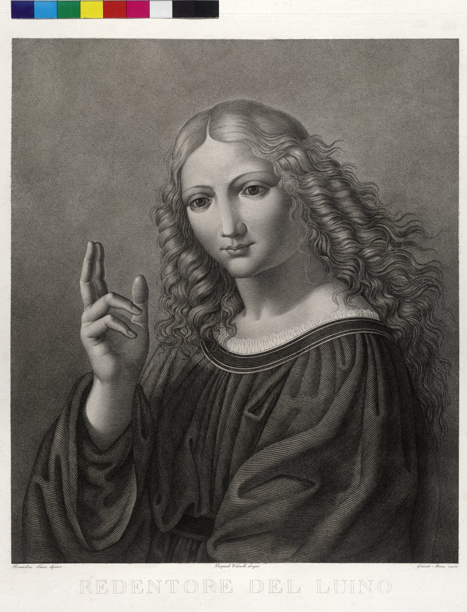 Krisztus a Megváltó alkotó: Bernardino Luini