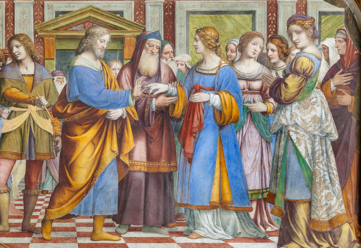 Detail of The Marriage of the Virgin Mary (fresco)   1407993   hu       hungarian Successfully Translated  Original: Rat bij pijnboomtak Translat: Rat bij pijnboomtak 1366171 hu hungarian Successfully Translated Original: Hope Translat: Hope 1230039 hu hun alkotó: Bernardino Luini