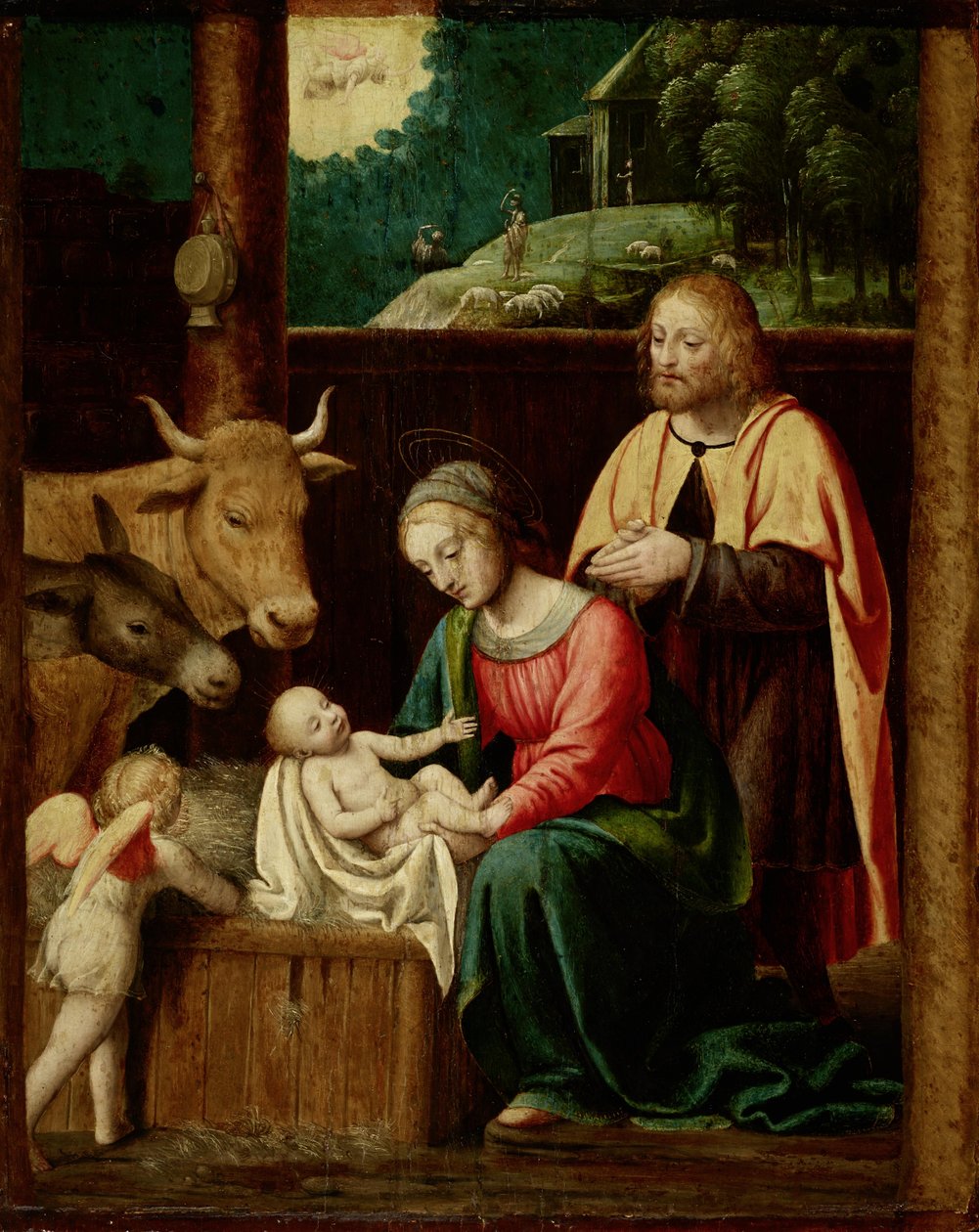 Krisztus születése alkotó: Bernardino Luini