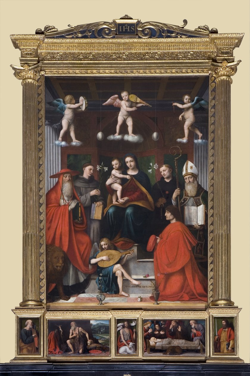 Szent Chonversion, több raimondi, 1-6 alkotó: Bernardino Luini