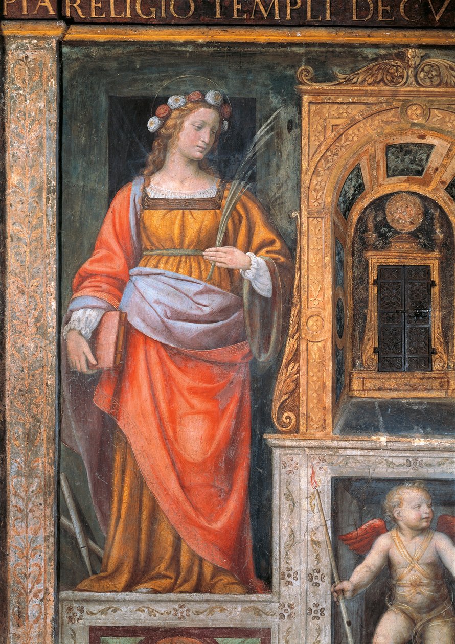 Olaszország, Milánó, Szent Maurice templom a Maggiore kolostorban, Santa Cecilia alkotó: Bernardino Luini