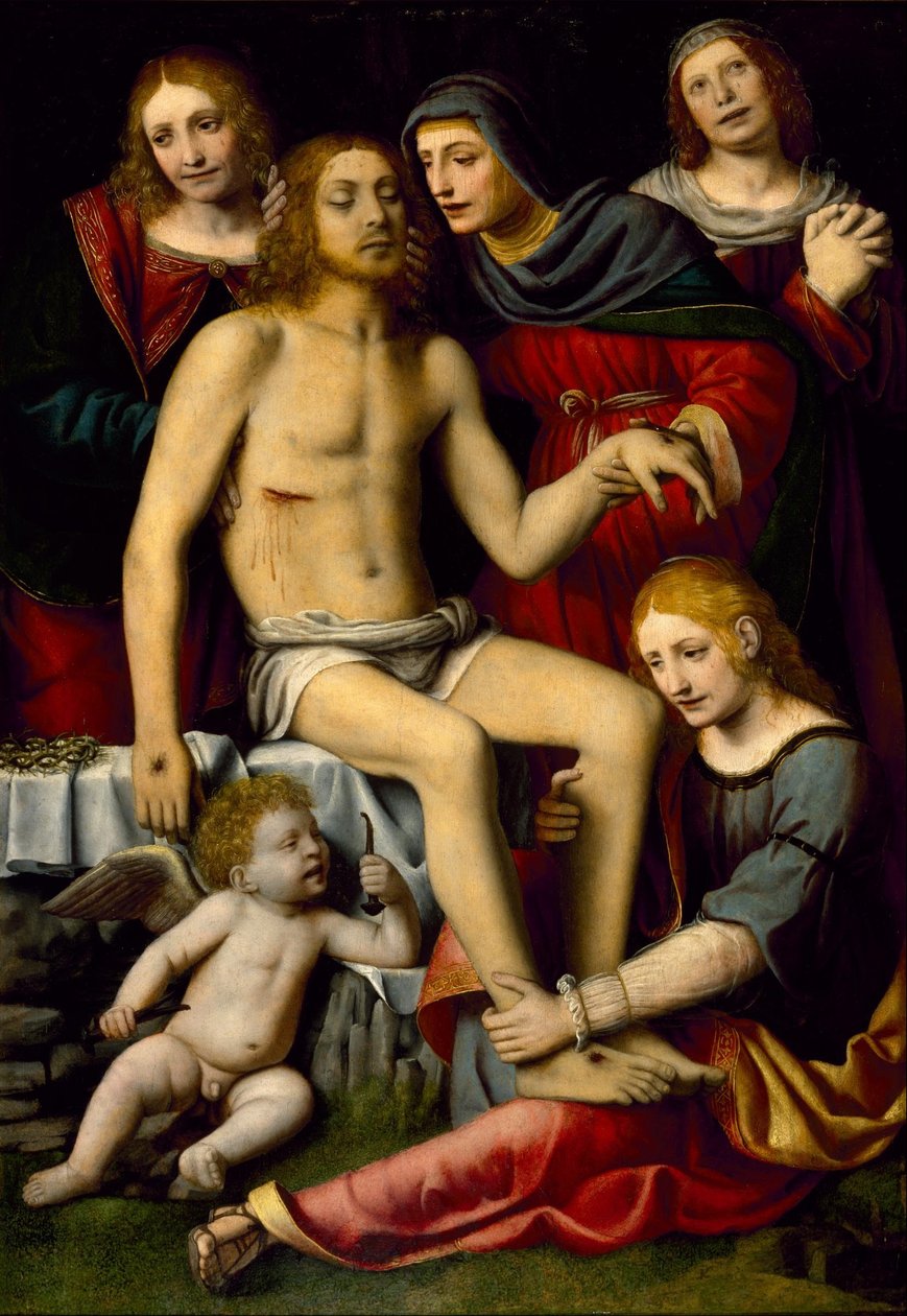 Siralom a halott Krisztus felett alkotó: Bernardino Luini