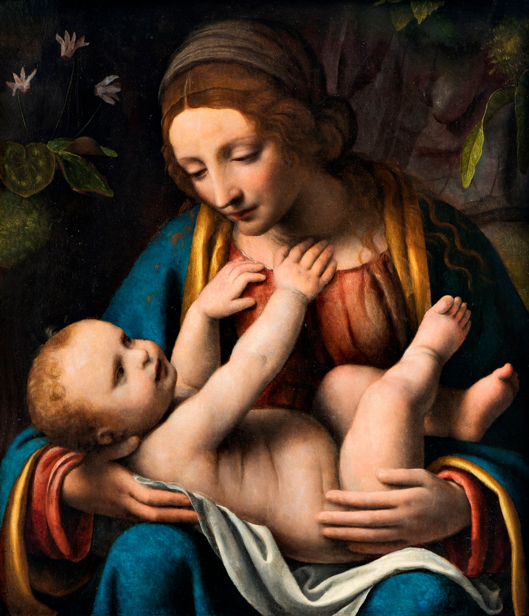 Madonna és gyermeke, 1515-1523. alkotó: Bernardino Luini