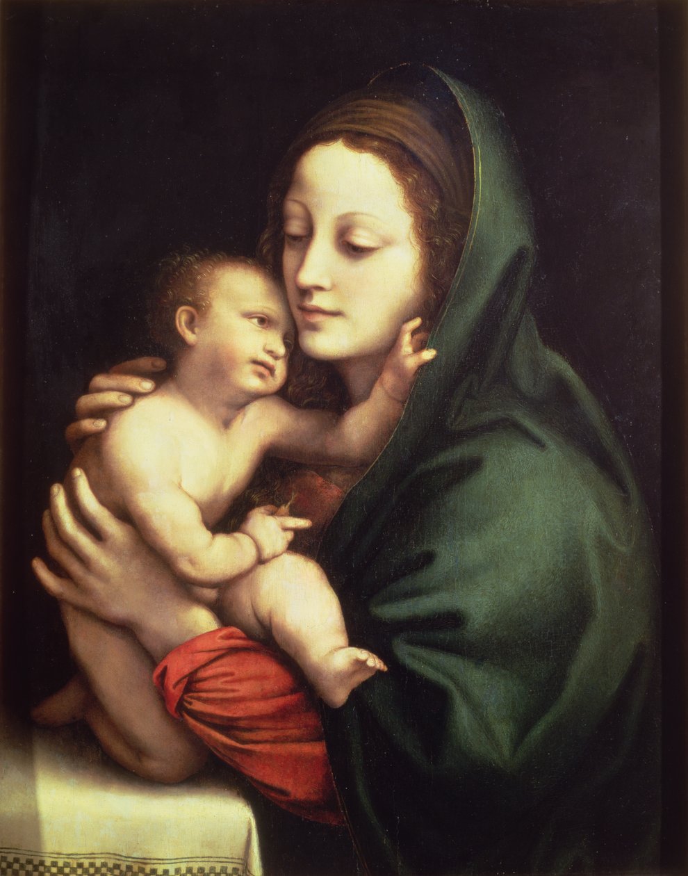 Madonna és gyermek, 1510 körül (panel) alkotó: Bernardino Luini