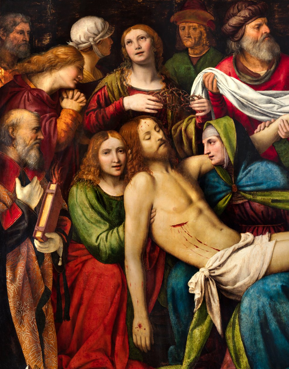 Milánó, San Giorgio al Palazzo templom, Bernardino Luini, lerakódás alkotó: Bernardino Luini