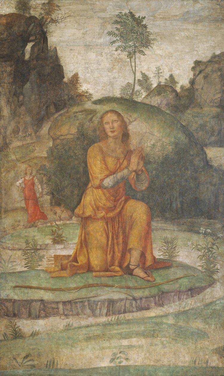 Prokrisz imája Dianához, c. 15201522. alkotó: Bernardino Luini
