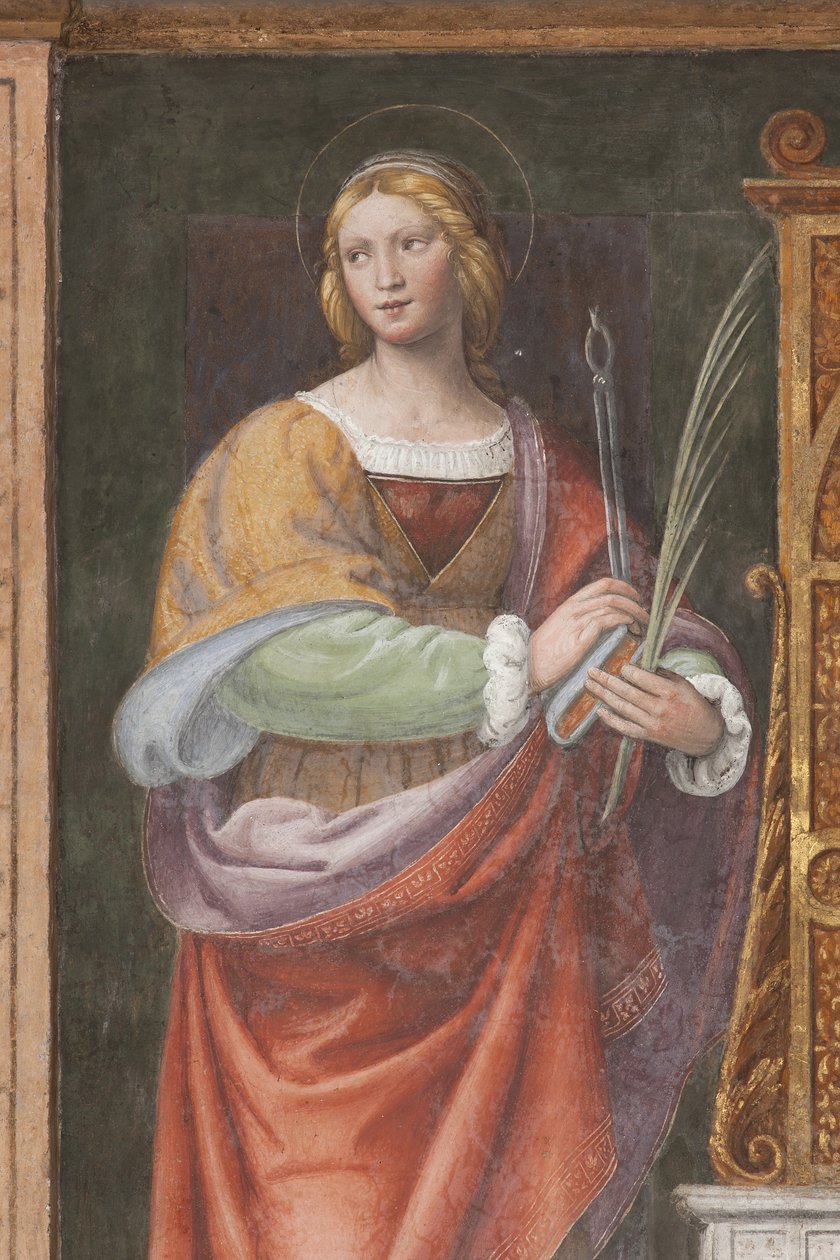 Szent Apollónia, 1522-25 (a 3497192. szám részlete) alkotó: Bernardino Luini