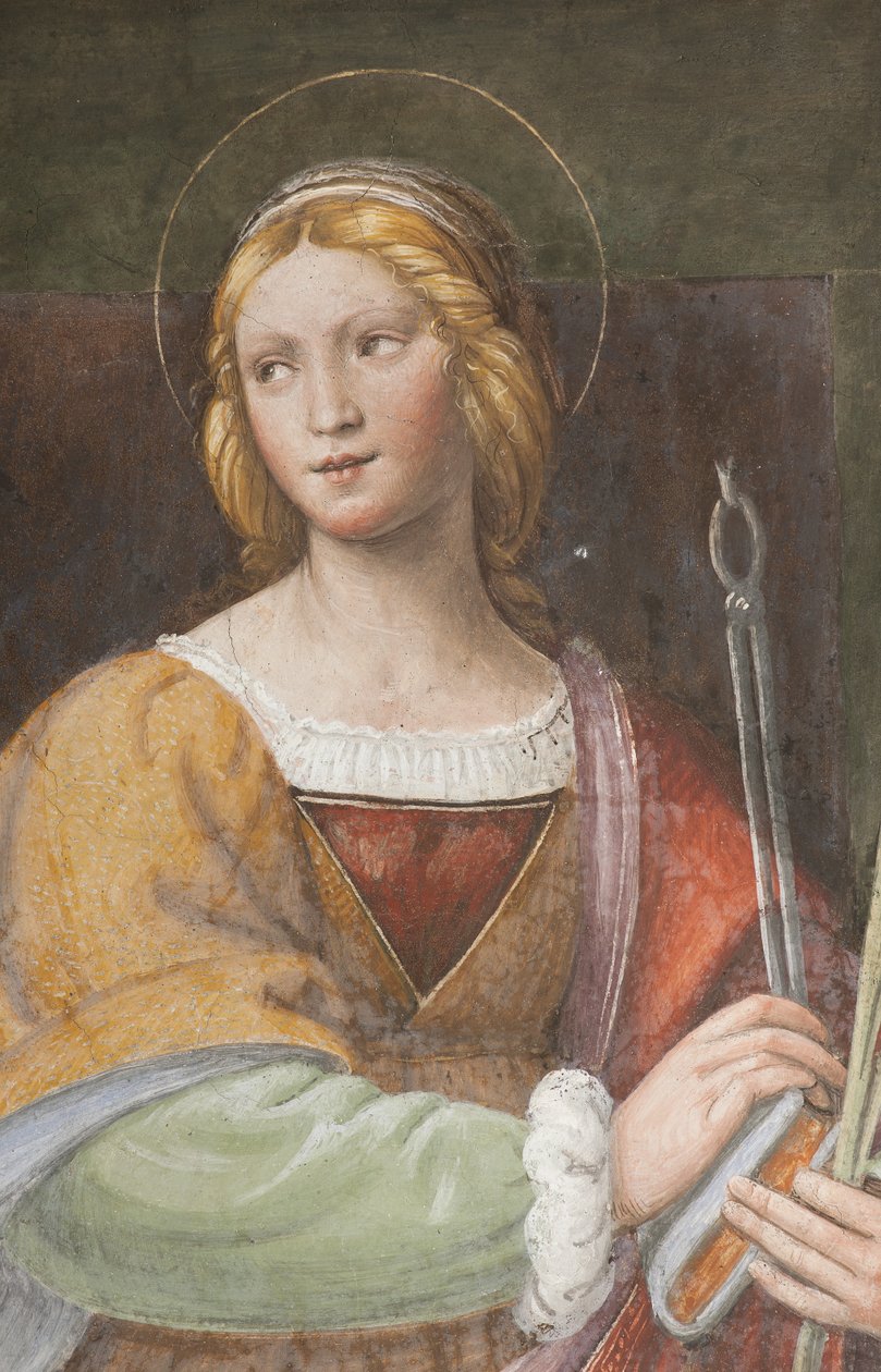 Szent Apollónia, 1522-25 (a 3497192. szám részlete) alkotó: Bernardino Luini