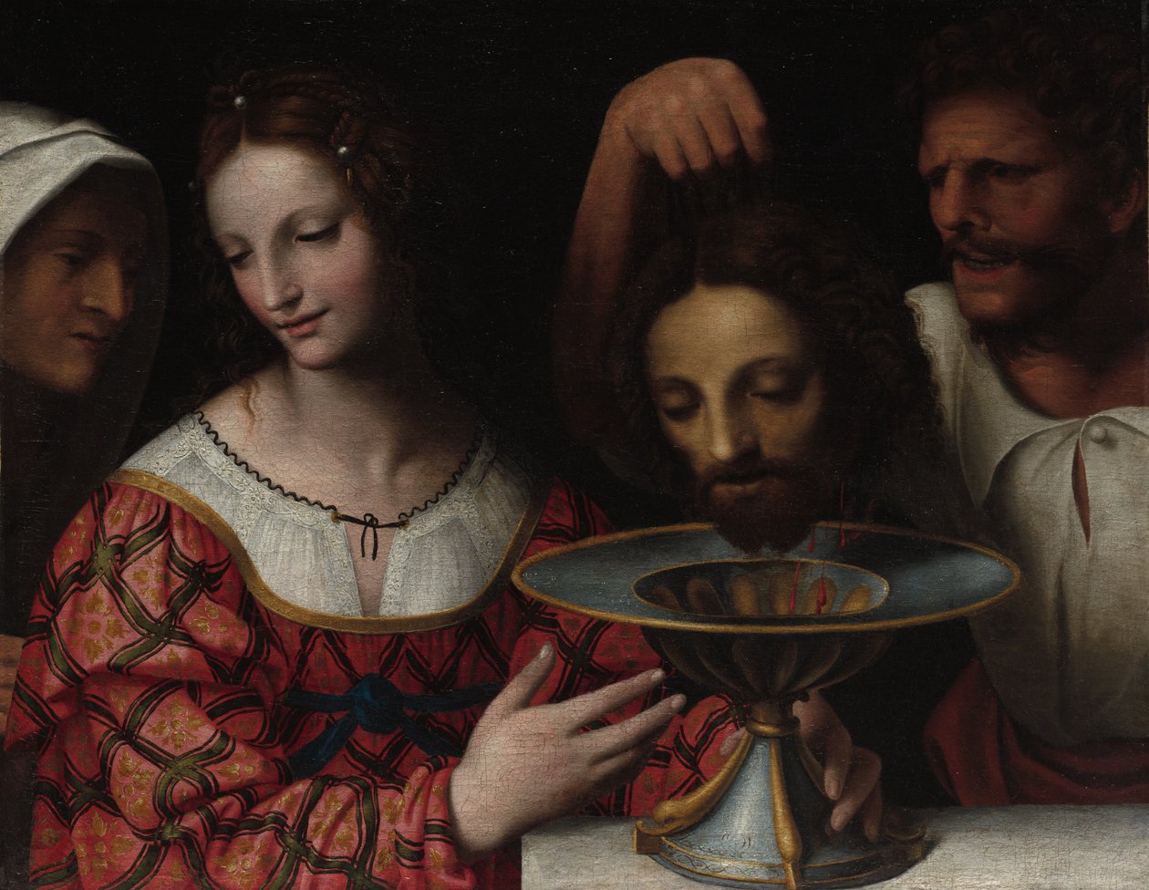 Salome Keresztelő Szent János fejével, az 1500-as évek vagy később. alkotó: Bernardino Luini