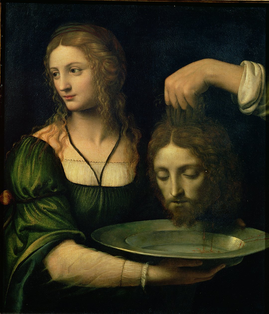 Salome Keresztelő Szent János fejével alkotó: Bernardino Luini