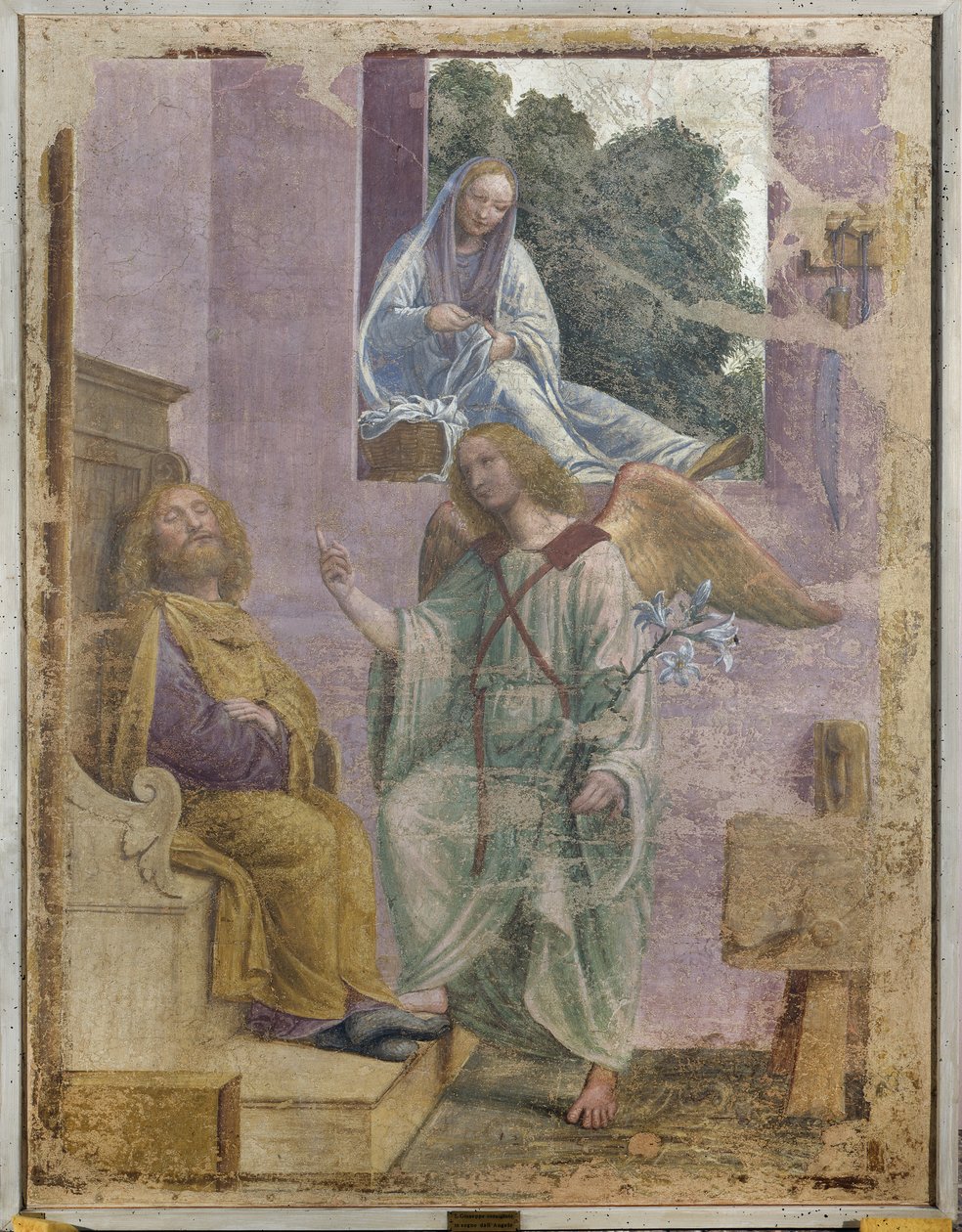 Szent József álma alkotó: Bernardino Luini