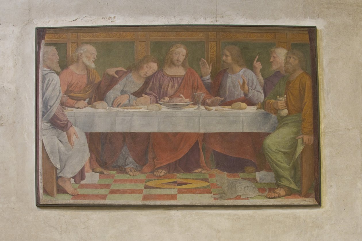 Az utolsó vacsora alkotó: Bernardino Luini