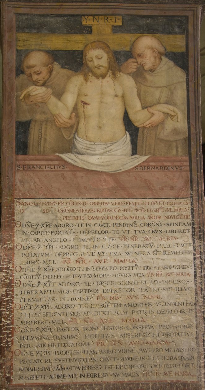 Krisztus szenvedése és keresztre feszítése, 1529 alkotó: Bernardino Luini